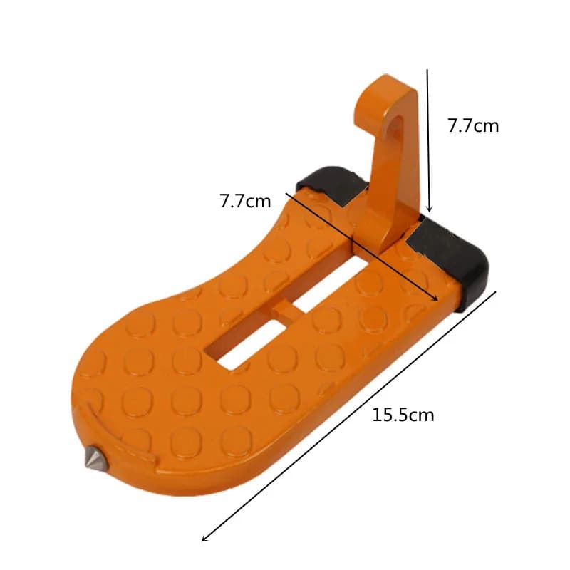 Foldable Car Roof Rack Step Car Door Step Multifunction Universal Latch Hook Foot Pedal Aluminium Alloy Safety car accessories - 4