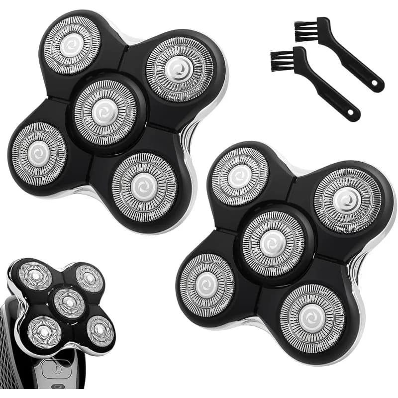1/2/3/6Pcs Shaver Replacement Heads Compatible with Balder XR7000/XR1500/XR5 Head Shaver Model  Electric Shaving for Bald Men