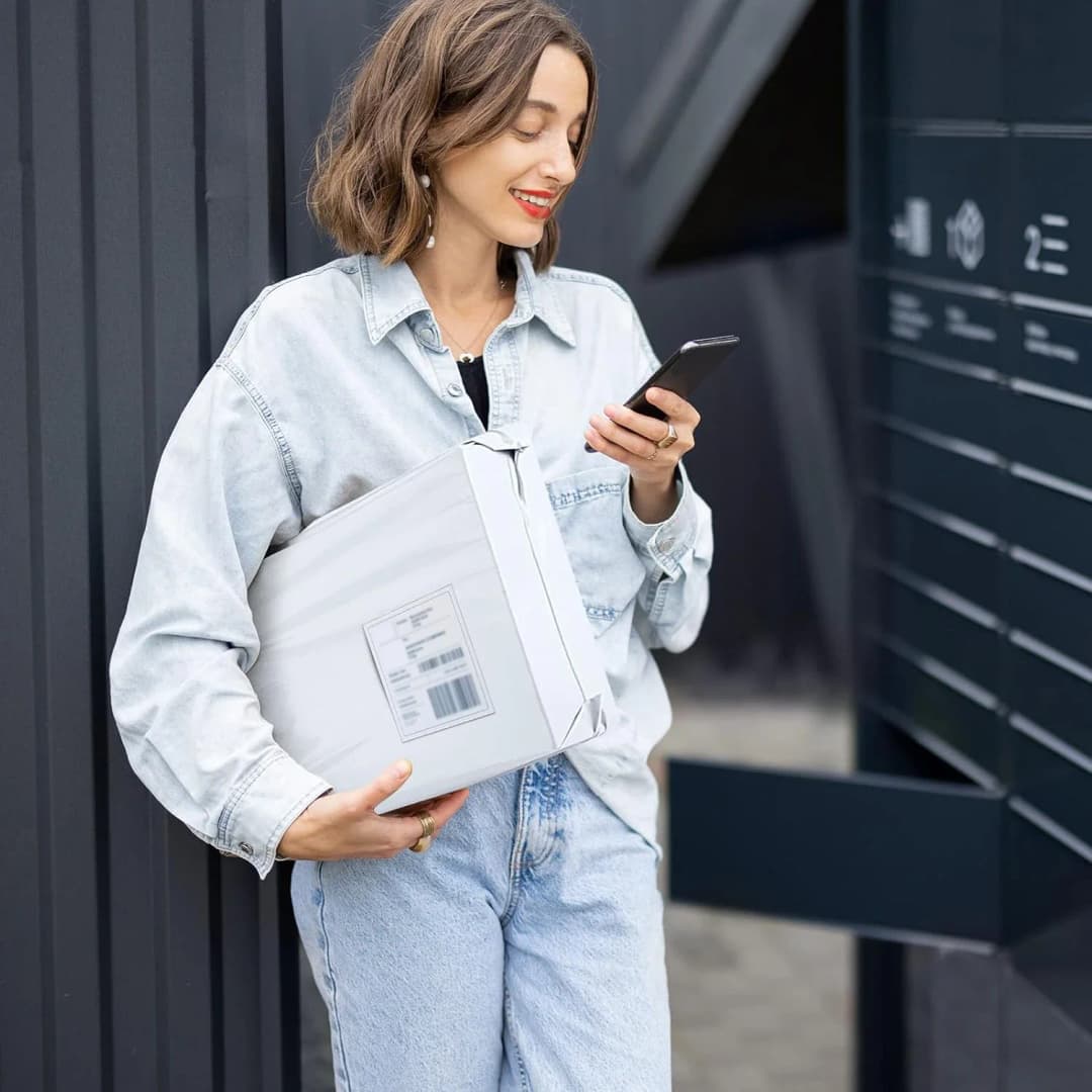 10-40 قطعة أكياس شحن ذاتية الختم، محمولة، بولي بريدية، لاصق قوي، مغلفات بريدية بأحجام مختلفة - 6