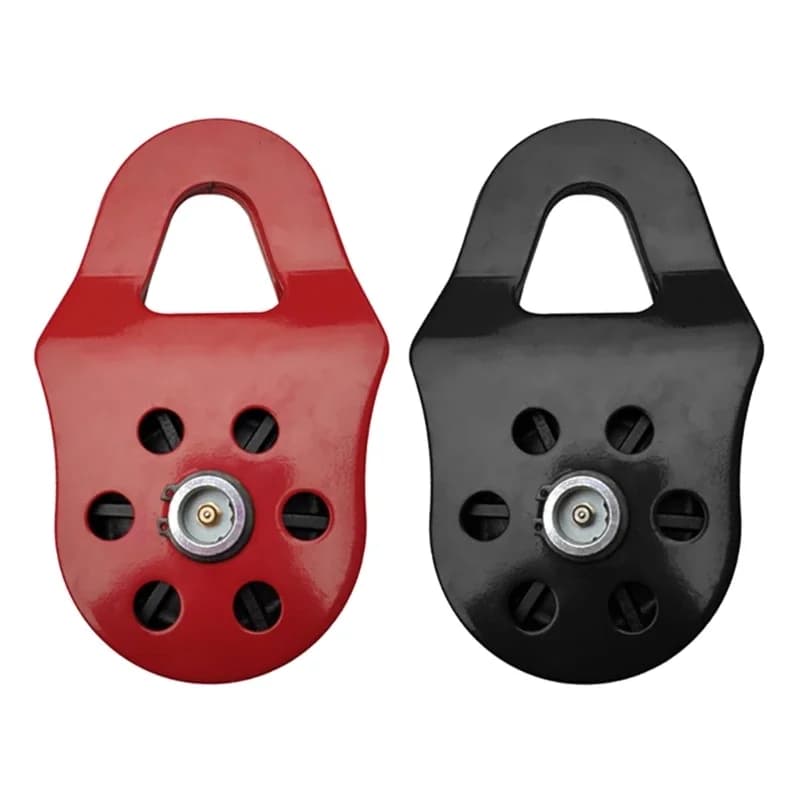 Reliable 10Ton Snatch Pulley Block Snatch Block Strength Recovery OffRoad Pulley Sheave Qulity Steel Construction M4YD - 3