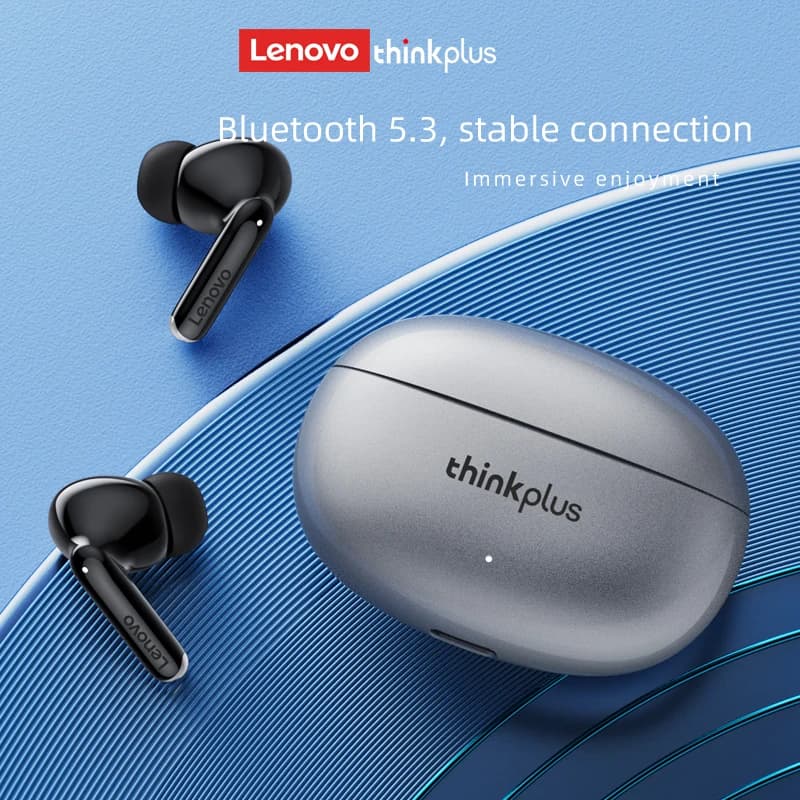 سماعات بلوتوث داخل الأذن لينوفو ثينك بلس XT88 بميكروفونين، تقليل ضوضاء ستيريو، سماعات لمس باس هاي فاي - 2