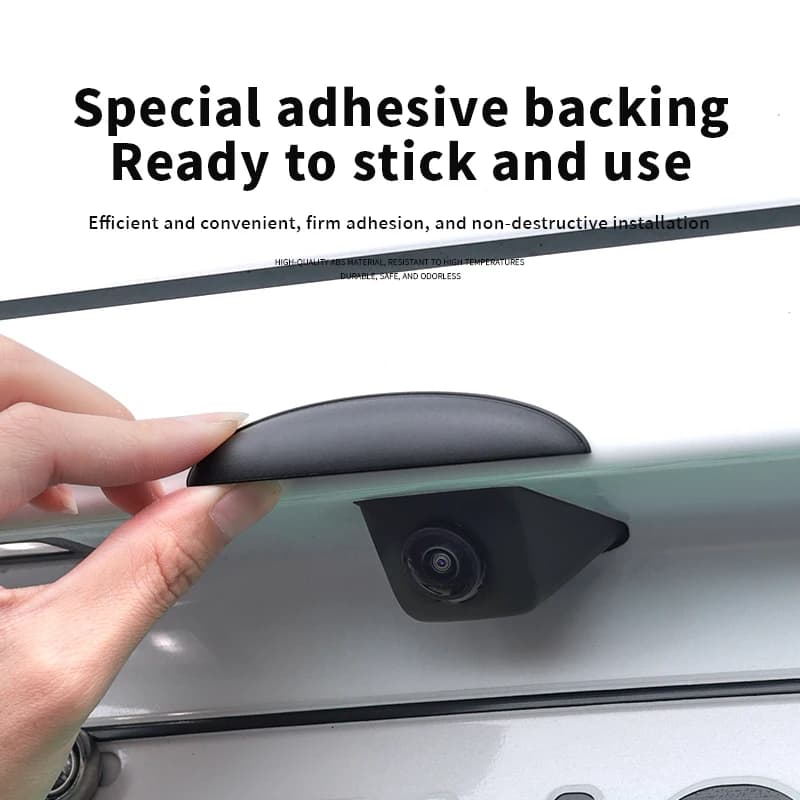 Car Reversing Rear Camera Rain Cover ABS Rain-Proof Car Reverse Camera Rain Shade Cover Waterproof Shield Car Exterior Accessory - 4