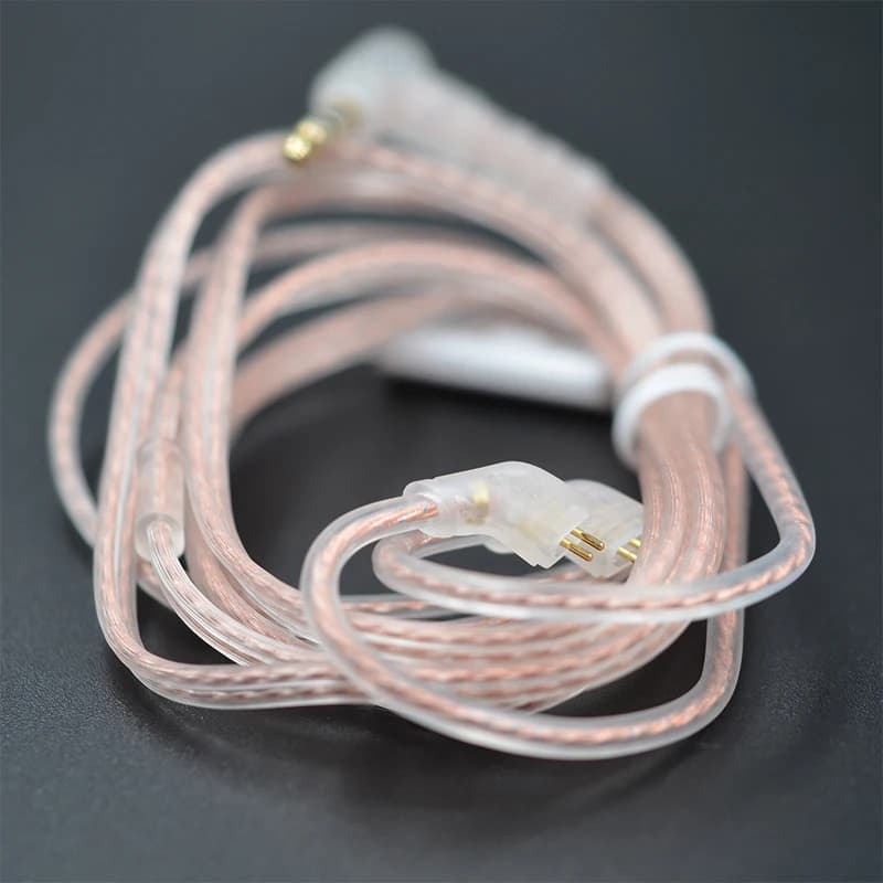 KZ Headphone Cable High-Purity Copper Cube Mixed Upgrade Cable Earphone Wire Original Wire - 3