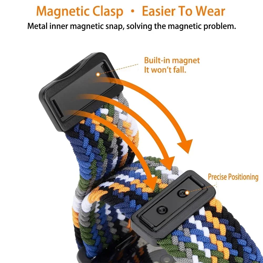 حزام ساعة من النايلون 22 مم 20 مم HAYLOU Solar Ultra Band Solar 5/Plus RT3/R8/S8/S6/RS4/Watch 2 Pro سوار ساعة ذكية للنساء والرجال - 4