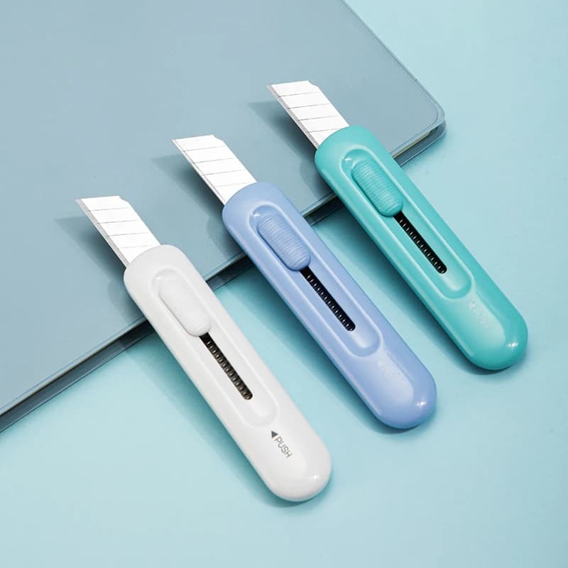 DELI SK5 Blade Precision Cutter Mini Utility Knife with Snap-Off Blade Professional Paper Cutting Tool for Crafts Artwork Use - 5