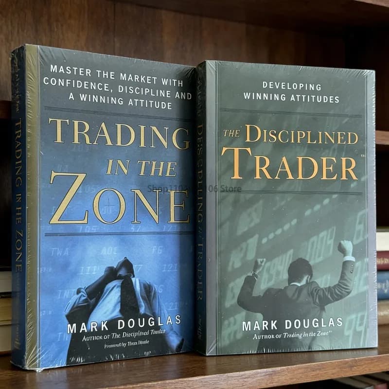 Mark Douglas Trading in The Zone and The Disciplined Trader Book Paperback in English