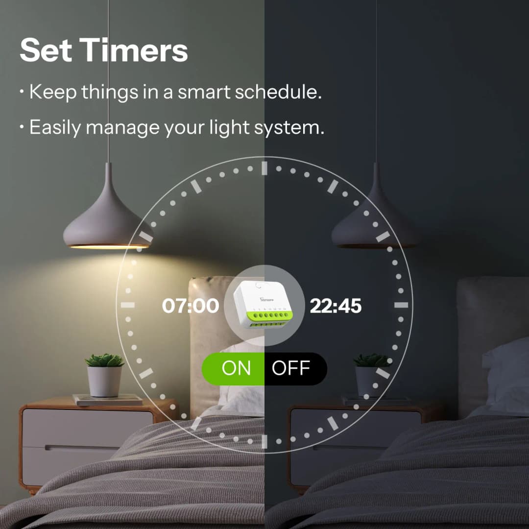 SONOFF MINI DUO مفتاح ذكي Zigbee ثنائي 2-Gang صغير وآمن تحكم ثنائي الحمل يدعم المفتاح الخارجي يتطلب مركز Zigbee - 6