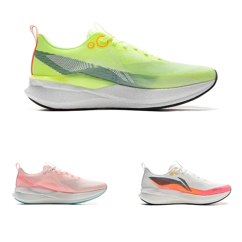 أحذية الجري لي نينغ ريد هاير 8 برو للرجال، وسادة بوم، مقاومة للماء، قابلة للتنفس، حذاء رياضي قابل للارتداء ARPV015 - 2