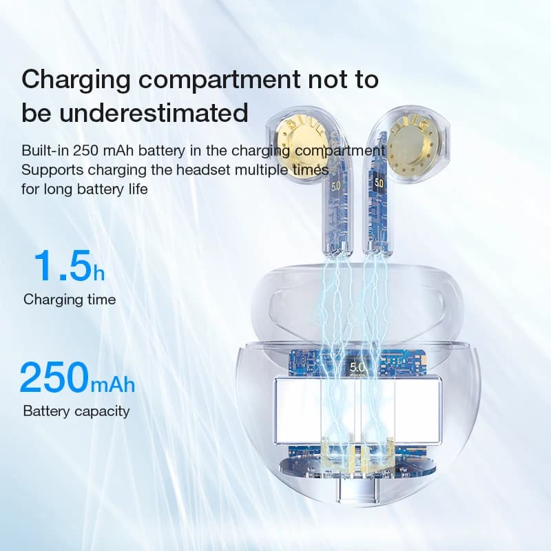 Lenovo HT38 TWS Earphone Wireless Fone Bluetooth Headphones AI Control Mini Headset Dual Mic Noise Reduction HiFi Stereo Earbuds - 5