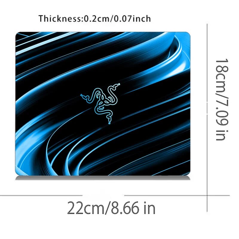 Razer Fashion Small Mouse Pad Gamer PC Computer Gamers Decoracion Mousepad office For Copy Esports Desk Mat Mausepad - 3