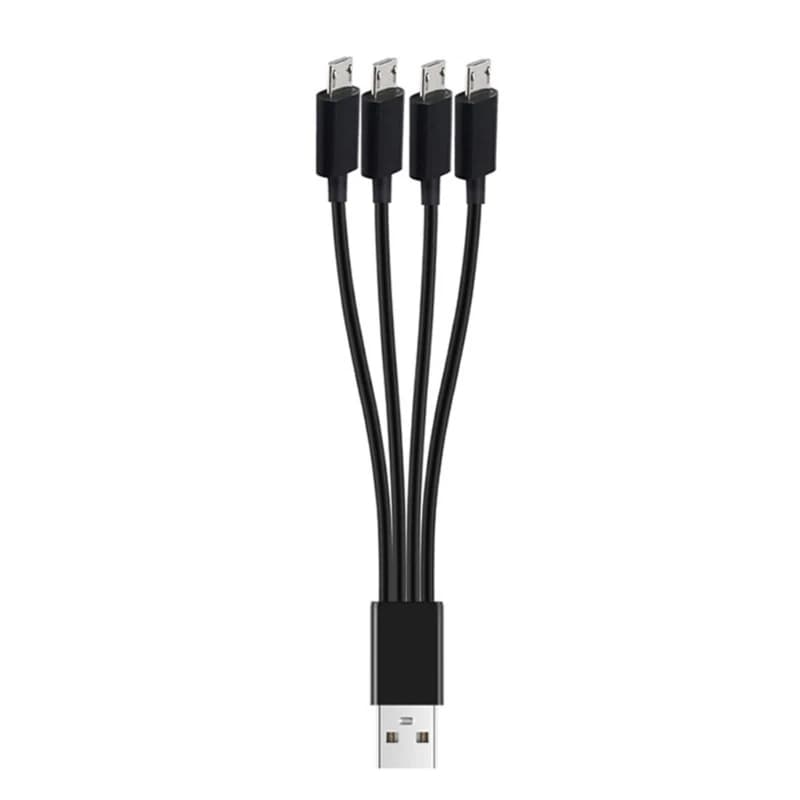 4 in 1 Micro USB Charging Cable Multi Cable for Multiple Devices 4 Tablets or Phones Simultaneously Drop shipping - 3