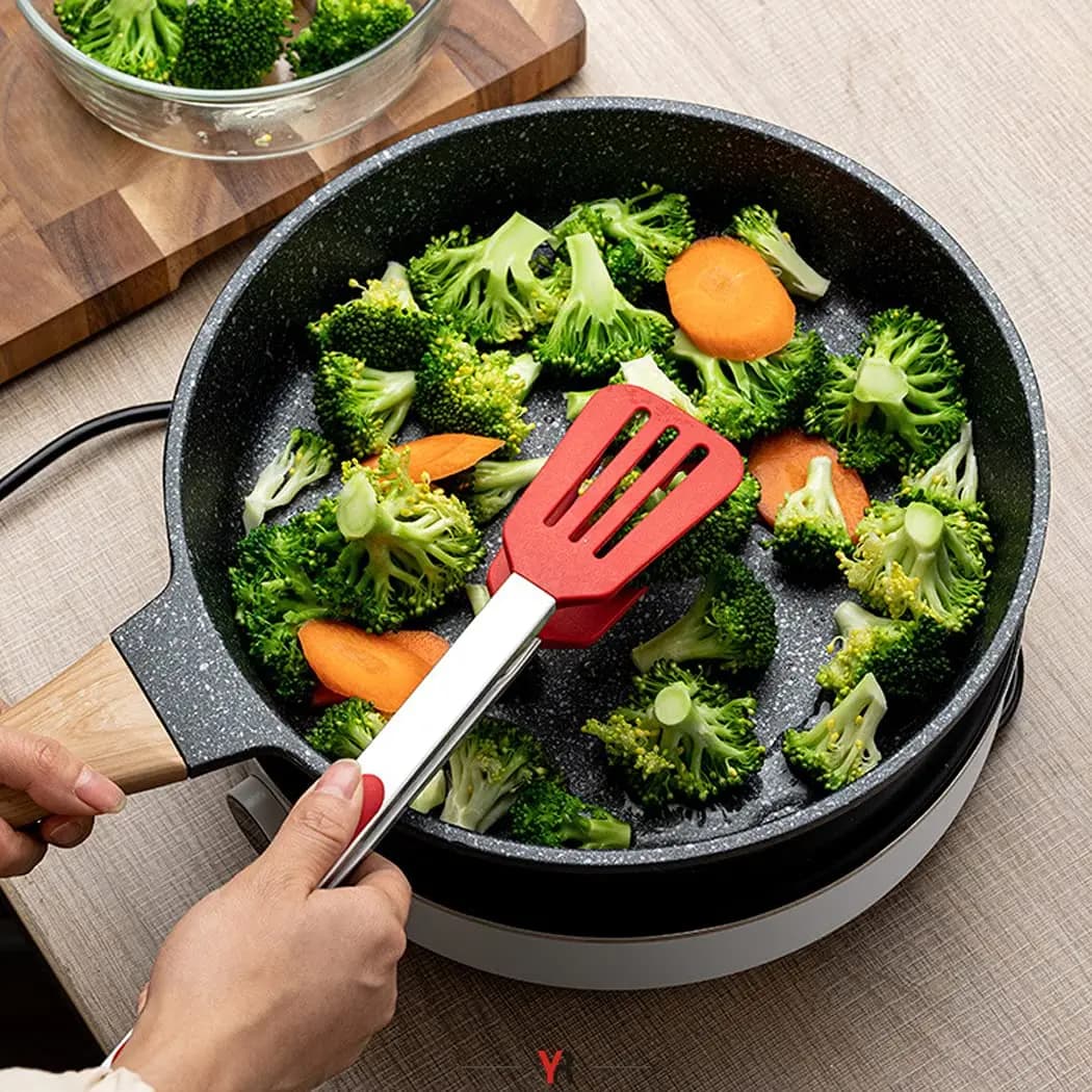 Silicone Bbq Tongs Bbq Clip Kitchen Clips Silicone Food Tongs Food Clips Kitchen Tool for Home Stainless Steel Shovel - 4