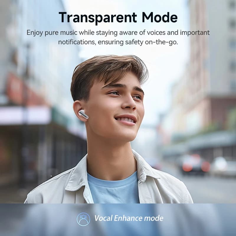 سماعات أذن لاسلكية QCY Melobuds N50 ANC بلوتوث 5.4 مع إلغاء الضوضاء النشط 6 ميكروفونات مكالمات واضحة اتصال متعدد النقاط - 3