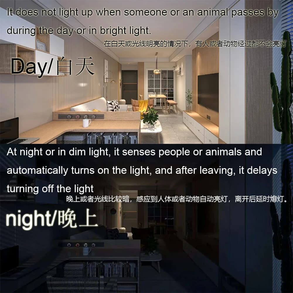 مفتاح ذكي مع مستشعر حركة بالأشعة تحت الحمراء، 5V/24V، تحكم أوتوماتيكي في شريط إضاءة LED، وحدة صغيرة، شريط لاصق - 6