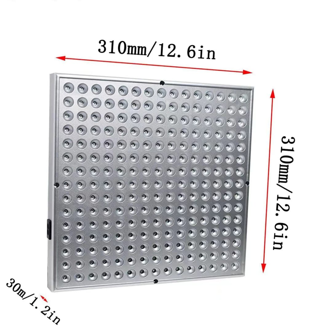 لوحة تجميل بتقنية العلاج الضوئي الأحمر LED مع مصباح تدفئة منزلي 660nm/850nm، جهاز علاج فيزيائي 45 واط - 2
