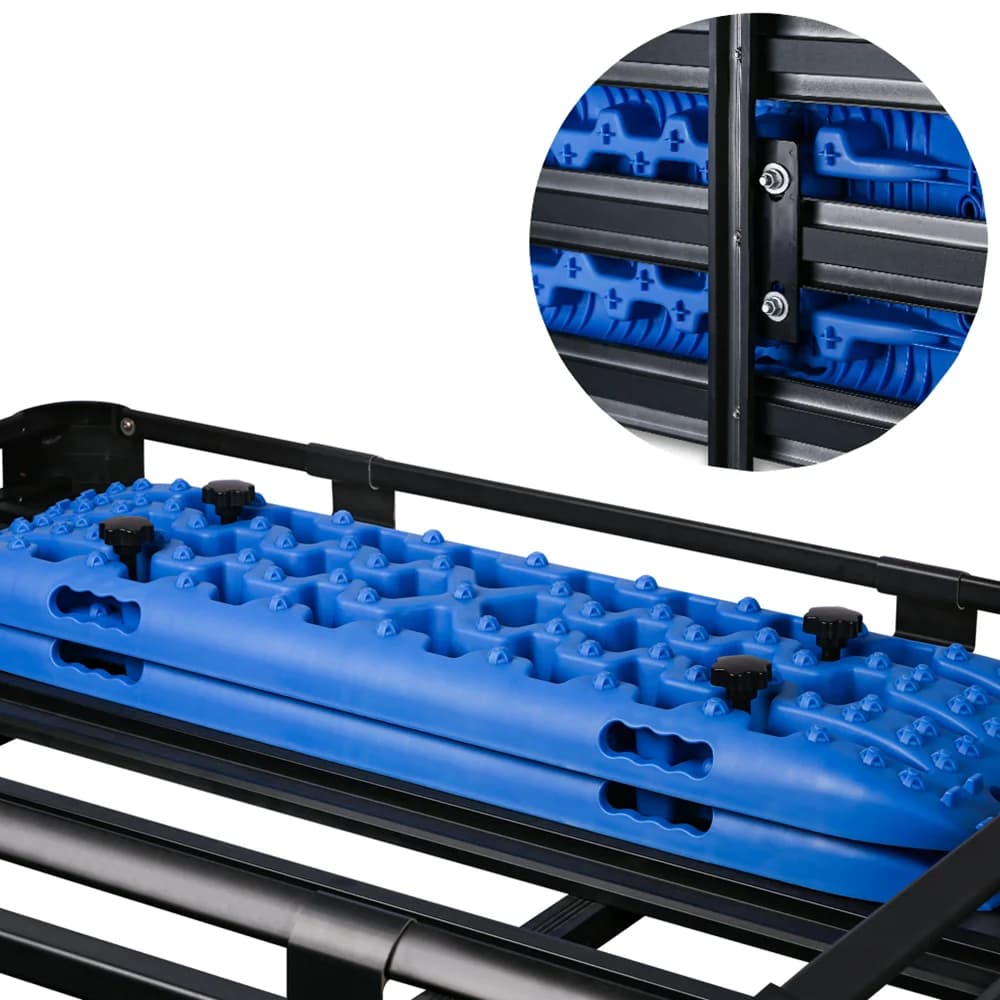 1Set Traction Board KIT, Easy-To-Install Recovery Board Mount, Safety Traction Board Mount, Fit For 4.72"-6.69" Hole Spacing - 2