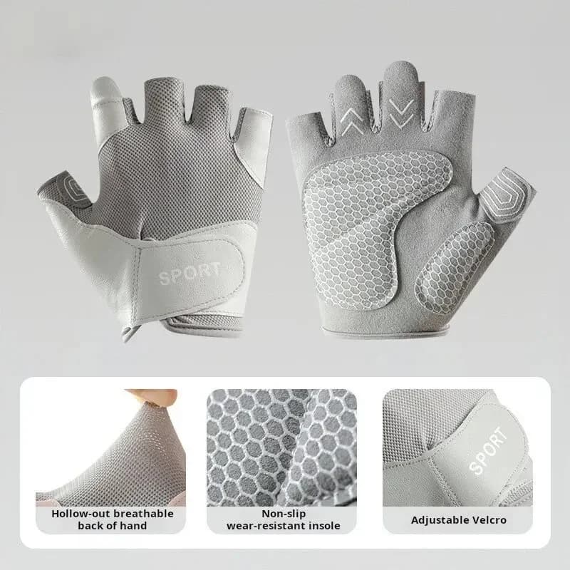 Workout Gloves with Excellent Grip Lightweight Gym Gloves for Weightlifting Cycling Exercise Training Fitness Rowing Unisex - 4