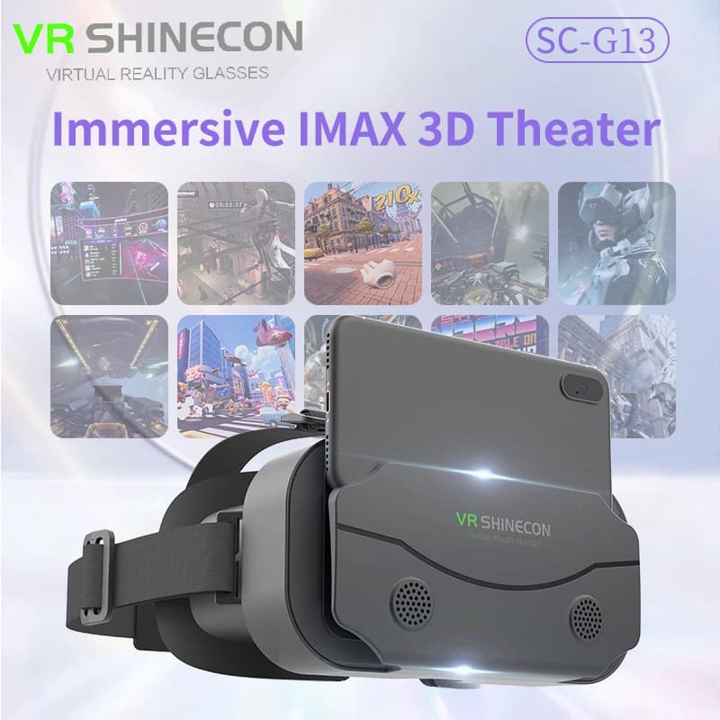 VR Glasses Virtual Reality Headset Viar Devices Helmet 3D Lenses Smart Goggles For Smartphones Phone Mobile Gogle Game Accessory - 2
