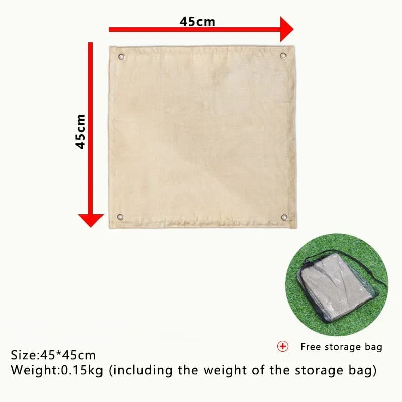 Outdoor Camping Fireproof Cloth Picnic Barbecue Insulation Mat Flame Retardant High Temperature Fire Blanket Fiberglass Mat - 5