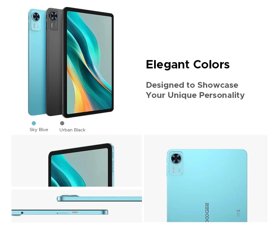 DOOGEE T36 Tablet Android 15 8+256GB 12'' FHD+ 90Hz IPS Display Unisoc T620 Octa Core 8800mAh Battery Widevine L1 - 6