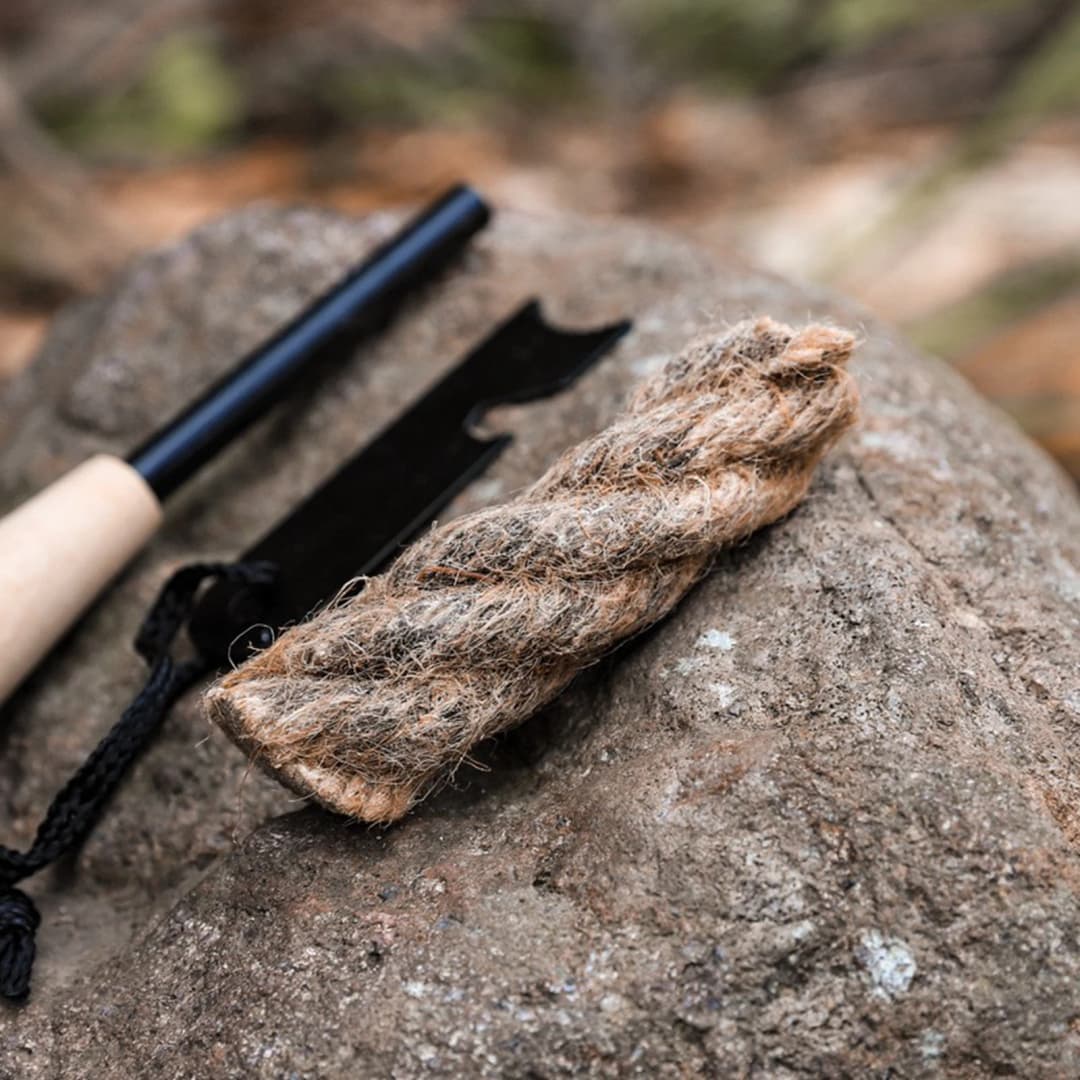 Outdoor Tinder Rope, Fire Starter Survival Tinder, Quick Fire For Backpacking Hiking Camping Hunting Fishing - 2