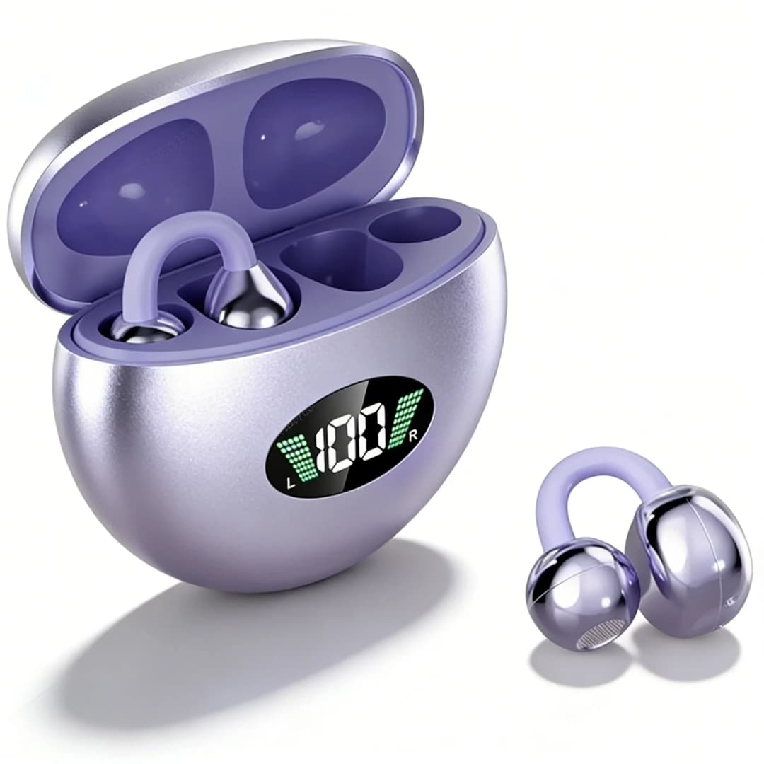 سماعات أذن قابلة للربط ببطارية طويلة الأمد سماعات أذن لاسلكية بلوتوث صوت فاخر مع ميكروفون سماعات رياضية مثالية للاستخدام اليومي