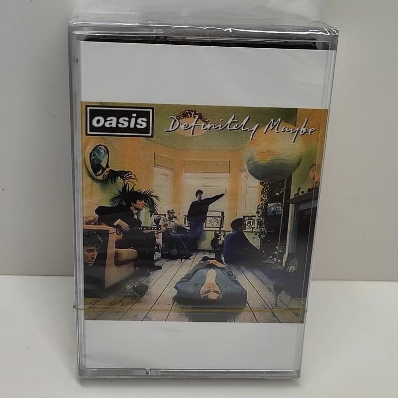 شريط موسيقى روك Oasis Liam Gallagher، ألبوم Definitely Maybe، Live Forever، أشرطة كاسيت، أزياء تنكرية، مسجل، مشغل، صندوق موسيقى تصويرية - 2