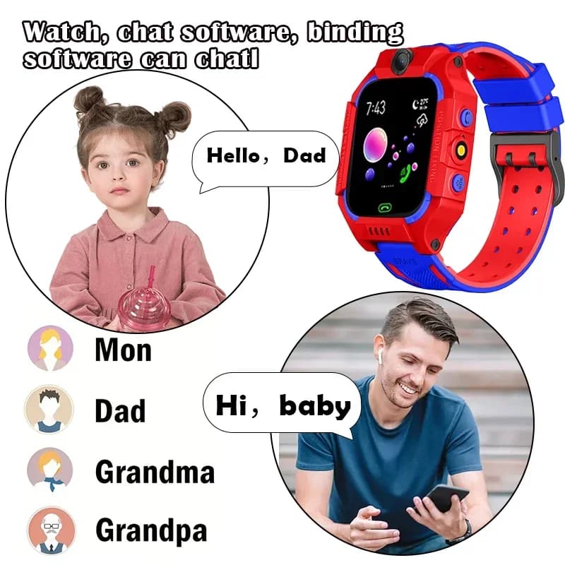 Lenovo 4G Kids Smart Watch Mini Kids Phone with Call SOS Camera 3 in 1 Cartoon Watch Girl Boy Birthday Christmas Gift 2026New - 2