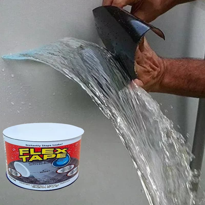 شريط مرن أقوى مقاوم للتسريبات، مناسب للمنازل والمركبات الترفيهية والأسطح والمواسير وحمامات السباحة - 2