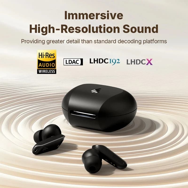 Edifier NeoBuds Plus True Wireless Earbuds Hybrid ANC -48dB Bluetooth V5.4 Hi-Res LDAC LHDC5.0 IP54 Spatial Sound 47H Playtime - 2