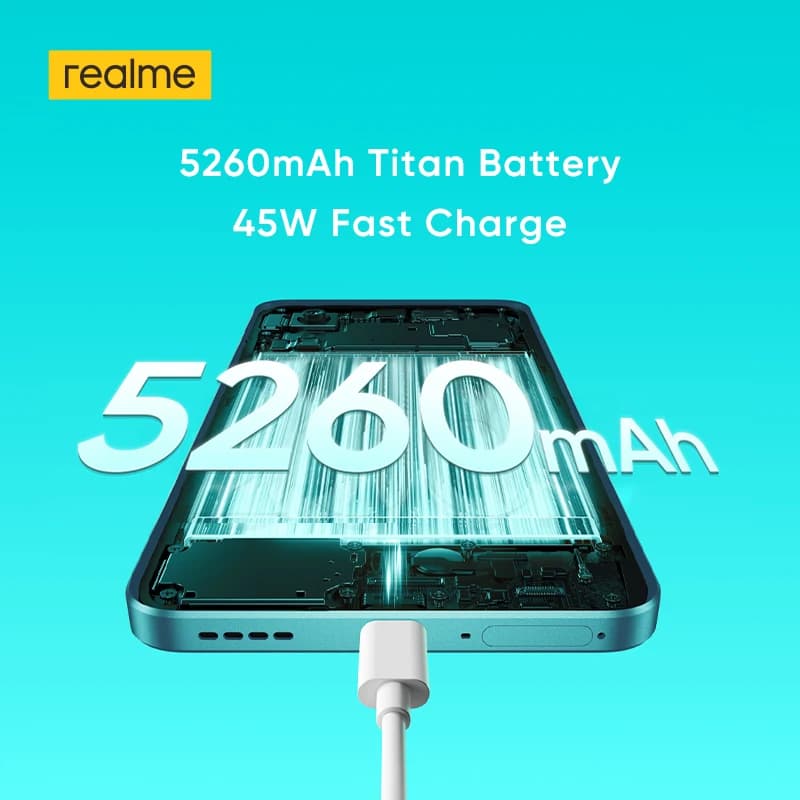 [Clearance] realme P3 5G Smartphone 5260mAh Battery NFC Snapdragon 6 Gen 4 Chipset 6.67" 120Hz AMOLED Display Global Version - 3