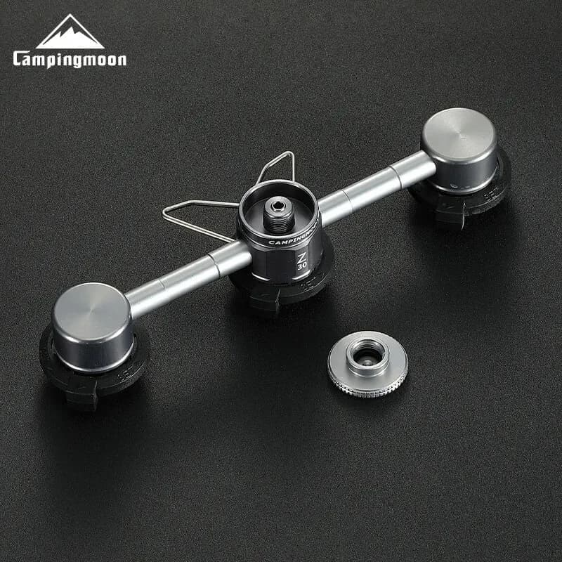 CAMPINGMOON Outdoor Camping 1PCS Alloy Three To One Adapter Z30 Gas Tank Stove Adapter Three Gas Tank Adapter - 3