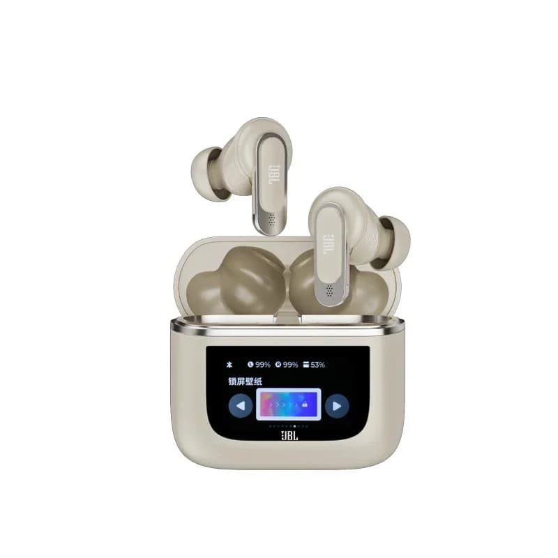 سماعات JBL تور برو 2 اللاسلكية الأصلية مع إلغاء الضوضاء وعلبة شاشة ذكية LED - 6