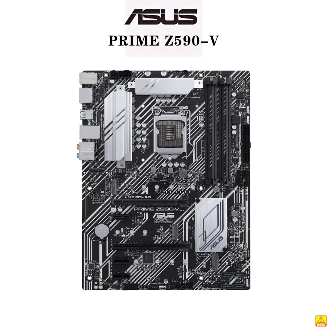 ASUS PRIME Z590-V Motherboard Socket LGA1200 CPU DDR4 5133(O.C) Memory Chipset Z590 ATX Mainboard