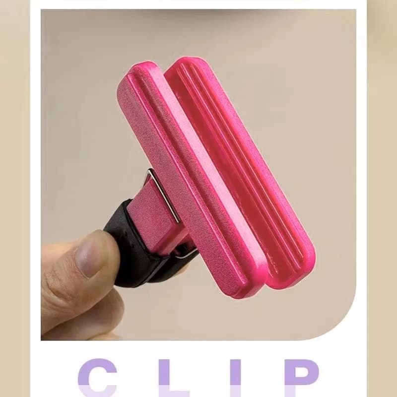 مشابك أكياس محمولة لتخزين الطعام والوجبات الخفيفة، مشابك إغلاق محكمة، أداة بلاستيكية، إكسسوارات تنظيم المطبخ - 5