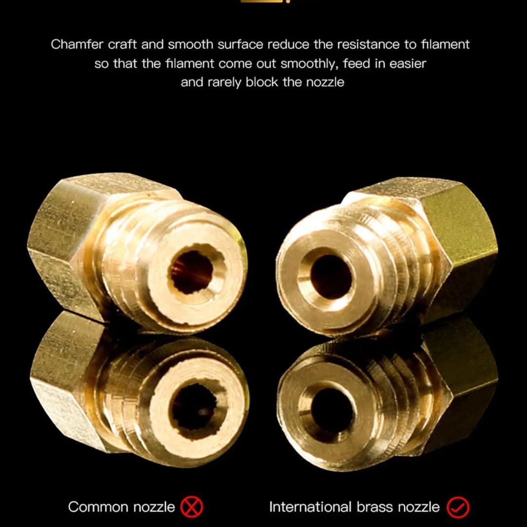 Official Creality Ender 3/Ender 5 0.4mm Nozzles with socks,for Ender 3 V2/Ender 3 Pro/Ender 3 Max/CR 10 Series 3D printer parts - 6