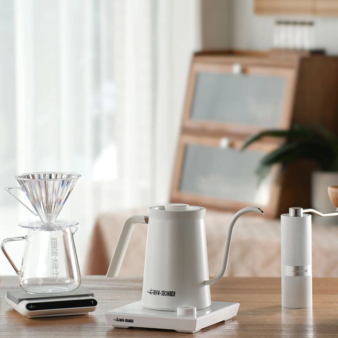 غلاية قهوة كهربائية ذكية MHW-3BOMBER، تحكم دقيق في درجة الحرارة، غلايات عنق الإوزة، إكسسوارات بارستا منزلية - 3