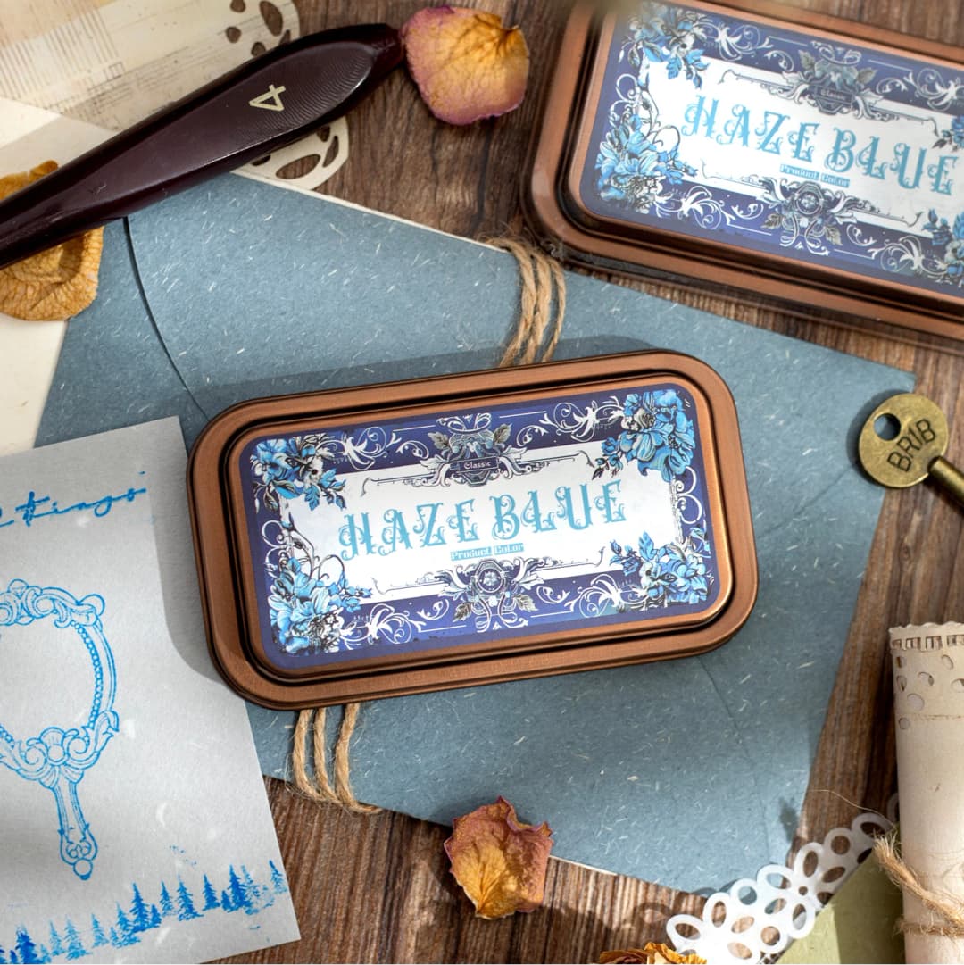 الحبر القوطي الرجعية DIY بها بنفسك الحرف سكرابوكينغ منصات الحبر المطاط خشبية Stamps ورقة Inkpads ورقة ديكور القرطاسية اللوازم المدرسية - 5