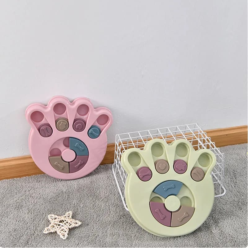 Dog Toys Puzzle Slow Feeder Interactive Increase Puppy IQ Food Dispenser Slowly Eating NonSlip Bowl Pet Cat Dogs Training Game - 3
