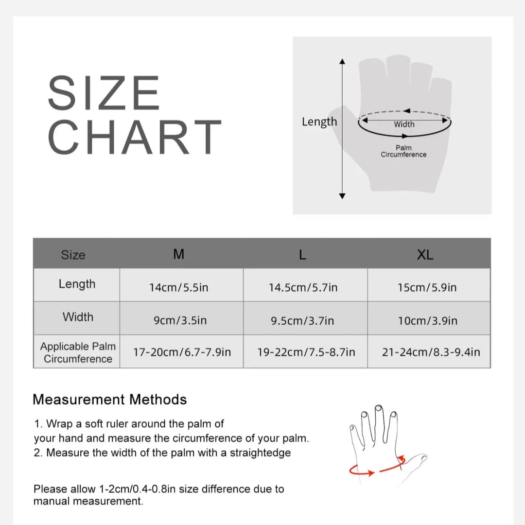 قفازات رياضية نصف إصبع من فيبوسي، قابلة للتنفس، مقاومة للانزلاق، مبطنه لراحة اليد، مناسبة لرفع الأثقال وركوب الدراجات والقيادة للرجال والنساء - 6