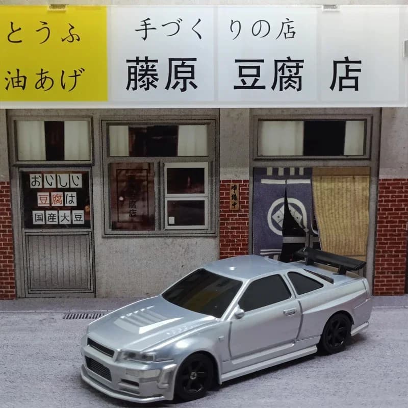 سيارة تحكم عن بعد 2.4G RC، 1/43، 4WD، سرعة عالية، سيارة سباق صغيرة، نموذج هدية للأولاد - 5