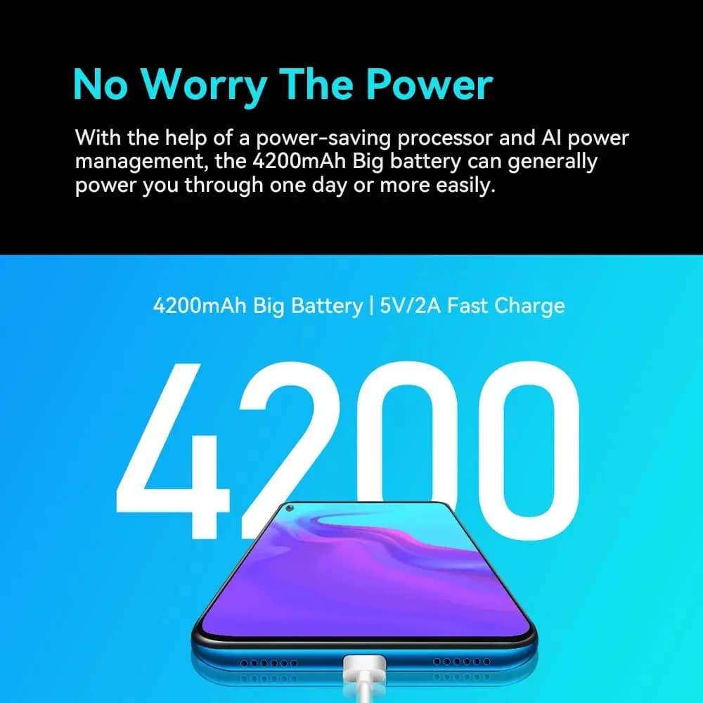 هاتف Cubot X30P، نظام أندرويد 13، كاميرا خماسية 48 ميجابكسل، ذاكرة وصول عشوائي 16 جيجابايت، ذاكرة داخلية 256 جيجابايت، NFC، شاشة 6.4 بوصة FHD+ ثقب، بطارية 4200 مللي أمبير، هاتف 4G - 6