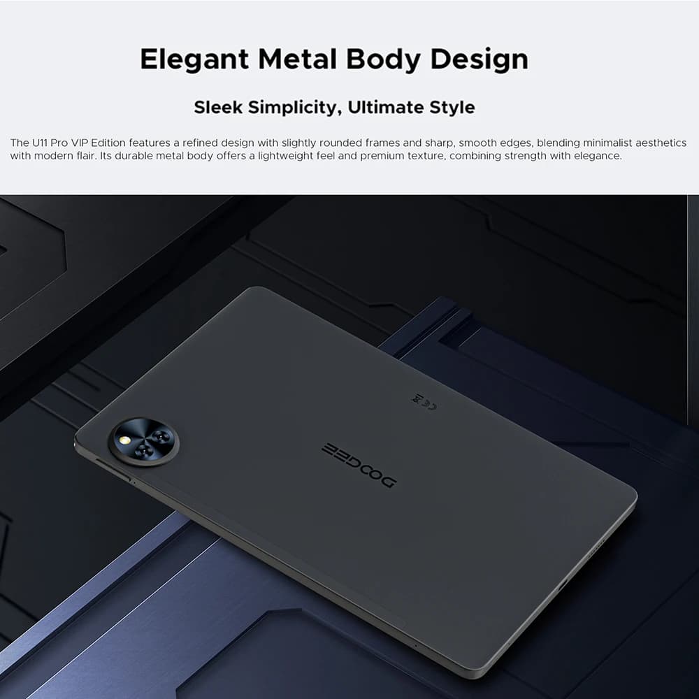 Global Version DOOGEE U11 Pro Android 15 Tablet 30GB(6+24) 256GB 11" HD 90Hz Display 8580mAh Battery Unisoc T7200 octa-core - 3
