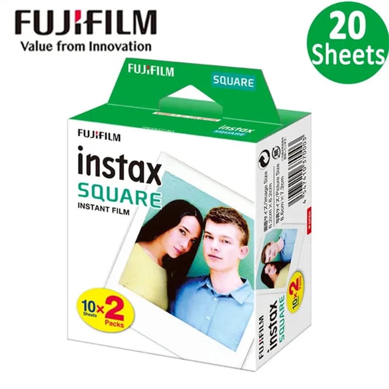 10-100 Sheets Fujifilm Instax Square Film White/Black Edge Photo Paper For Instax Camera SQ1 SQ10 SQ6 SQ20 SQ40 Link Printer - 2