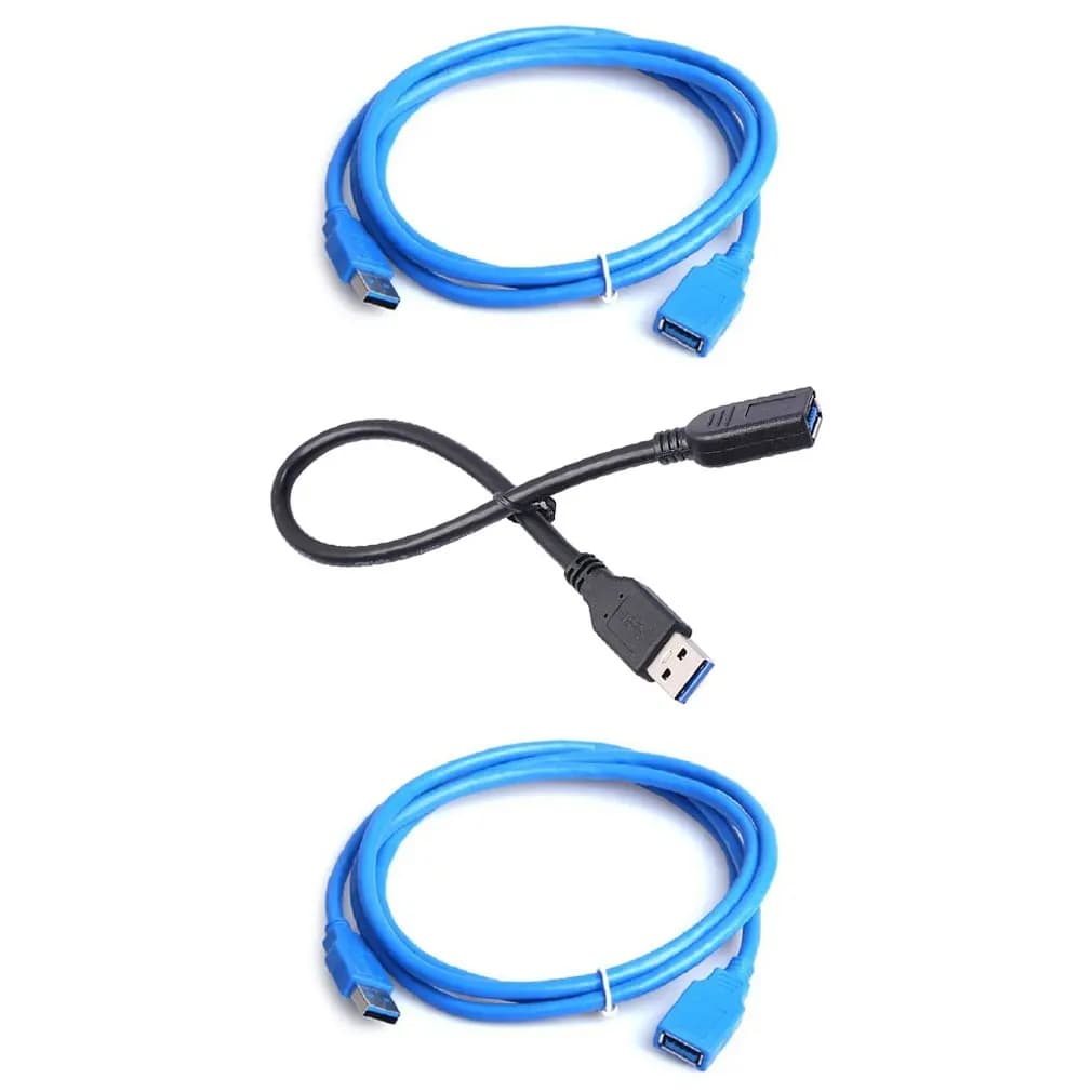 كابل تمديد USB 3.0 A ذكر إلى USB 3.0 A أنثى 0.5م 1م 1.5م 3م للابتوب والفأرة ولوحة المفاتيح والقرص الصلب والكمبيوتر - 4