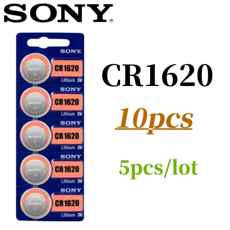 10 قطع بطارية Sony أصلية CR2450 CR2430 CR2032 CR2025 CR1632 CR1616 CR1620 CR1220 الليثيوم - 6