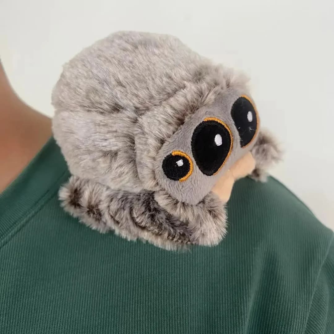 لعبة لطيفة على شكل عنكبوت صغير من القطيفة الناعمة على شكل حيوانات كرتونية لتزيين غرفة الألعاب هدية لحفلات أعياد ميلاد الأطفال - 6