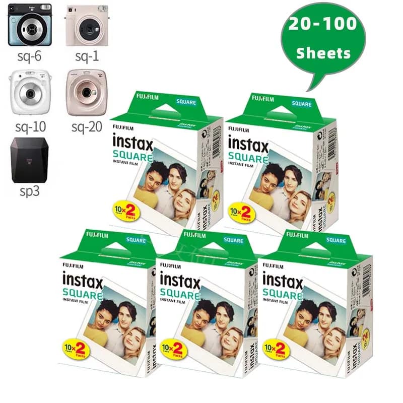 Convenient Square Photo Paper Fujifilm Instax Square Film For Fujifilm Instax SQUARE SQ1/SQ40/SQ6/SQ10 10-50 Sheets Instax Film
