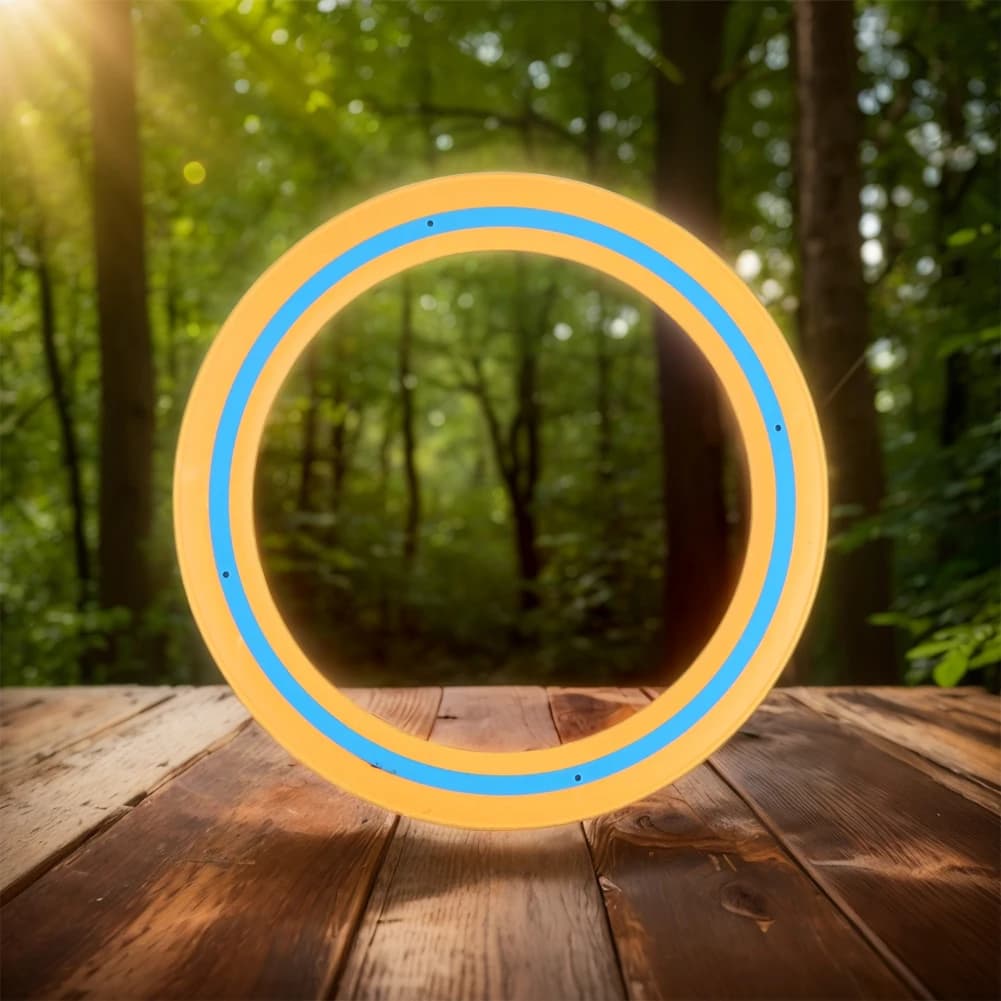 25cm Flying Disc Portable Flying Ring Versatile Outdoor Flying Disc Toy Playing Flying Saucer for Beach Backyard Game - 6
