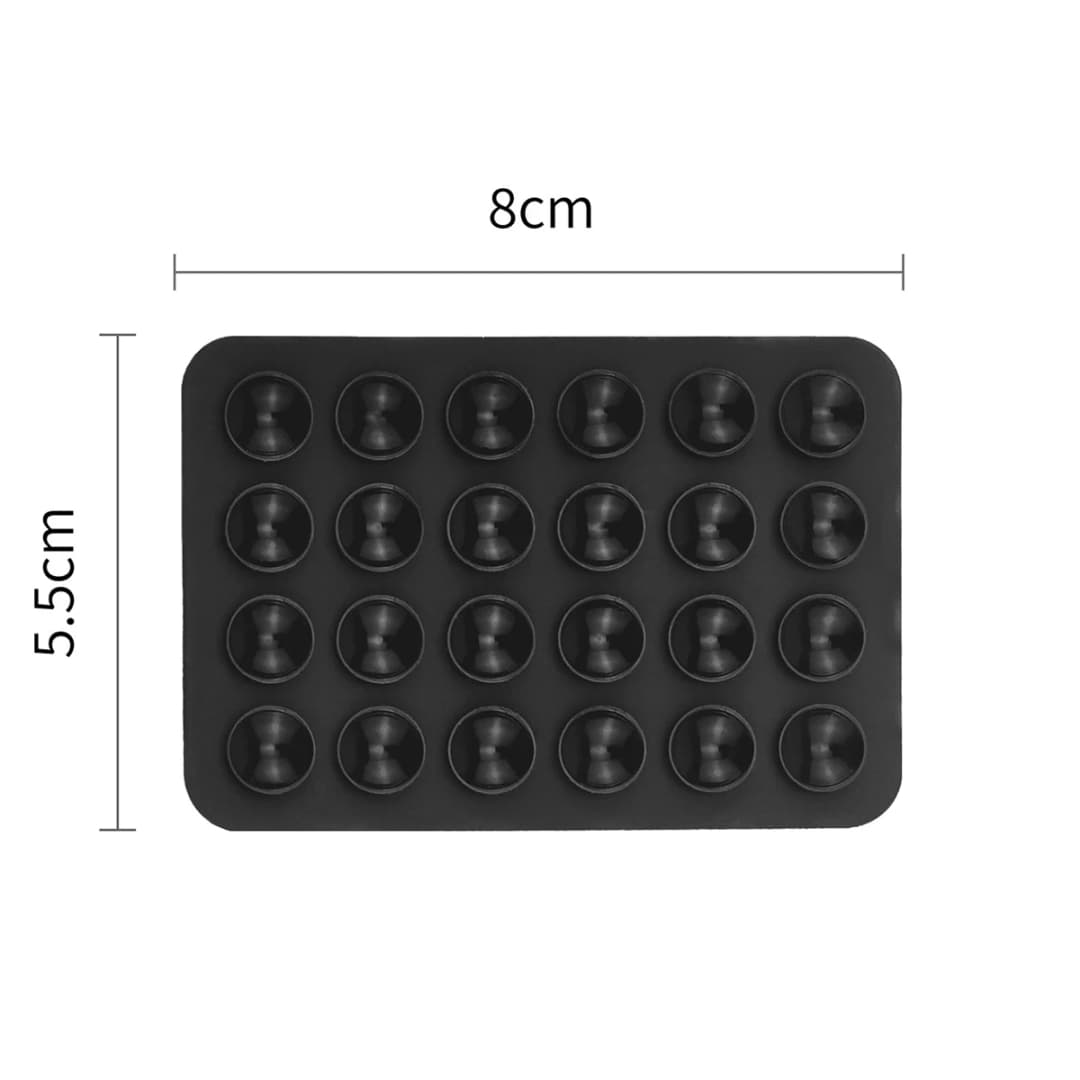 وسادة شفط سيليكون مزدوجة الوجهين لتثبيت الهاتف المحمول كأس شفط مدعوم بلاصق وسادة مطاطية سيليكون للتثبيت - 5